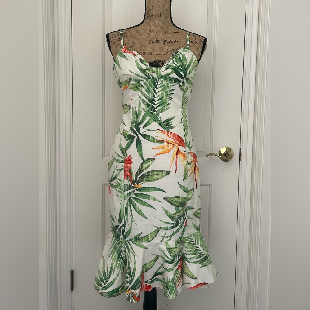 Karen Millen Spaghetti Strap Sundress Midi, US 8